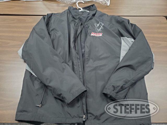 Dave Argabright Autographed gray Speed Channel jacket 